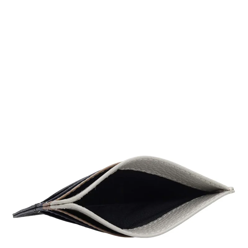 Da Milano Black 7 Slots Leather Card Case - Black  | Best Price UAE